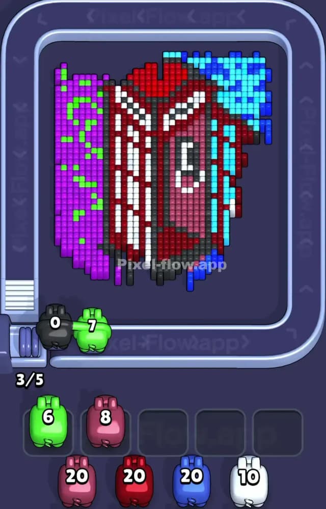 Pixel Flow Level 1562 Solution 1