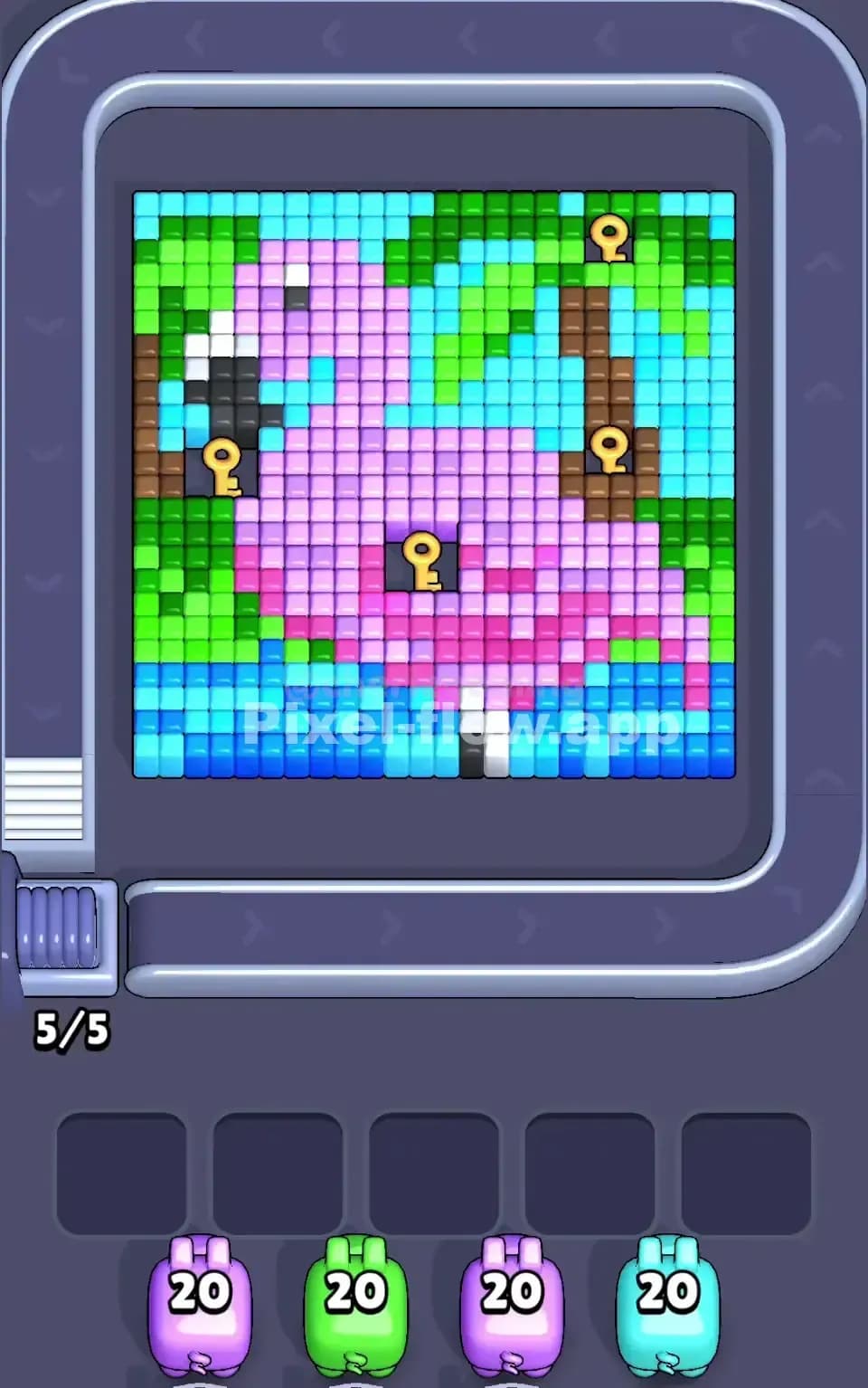 Pixel Flow Level 42 Screenshot