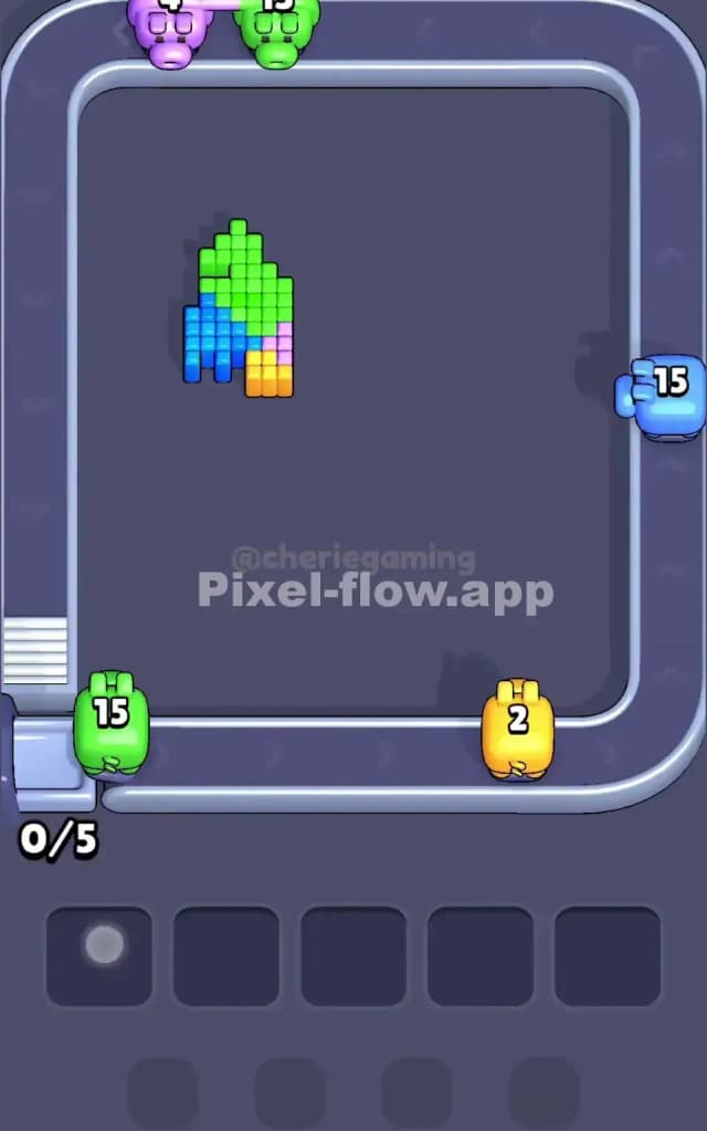 Pixel Flow Level 59 Solution 3