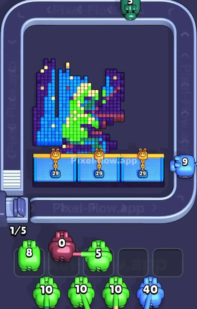 Pixel Flow Level 1115 Solution 2