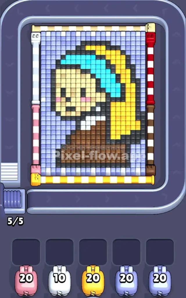 Pixel Flow Level 220 Gameplay