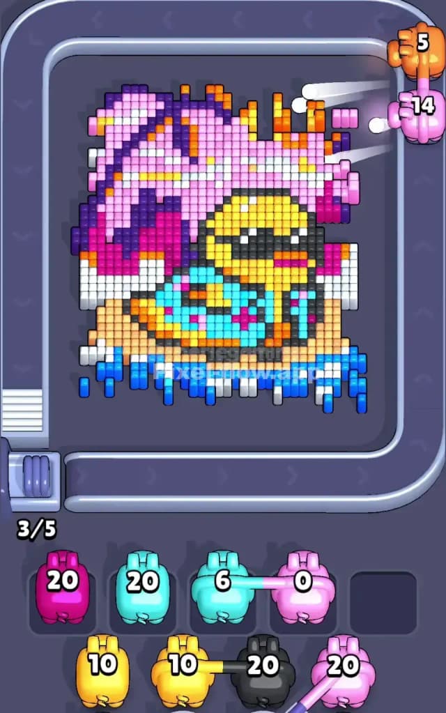 Pixel Flow Level 749 Solution 1