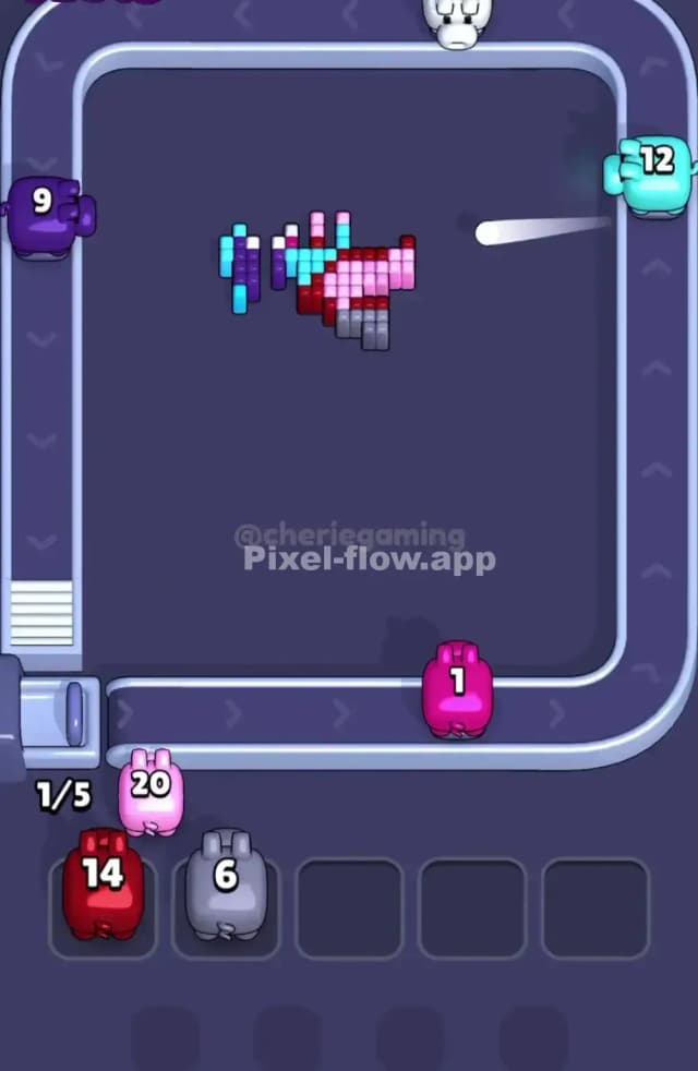 Pixel Flow Level 1778 Solution 3