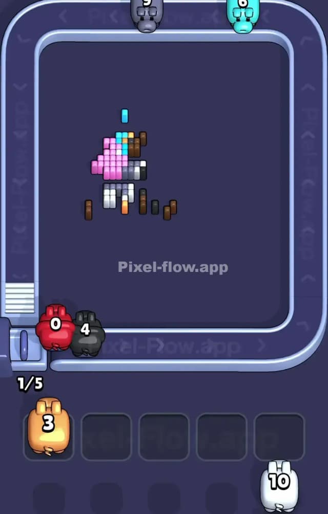 Pixel Flow Level 1285 Solution 3