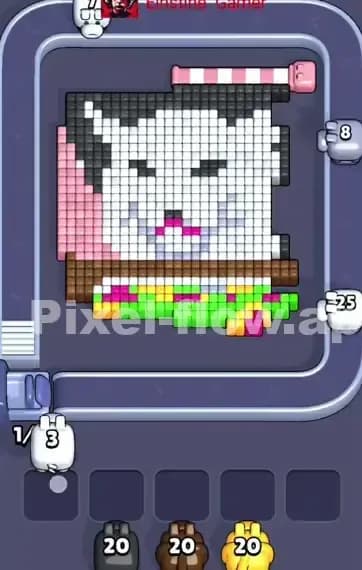 Pixel Flow Level 361 Solution 1