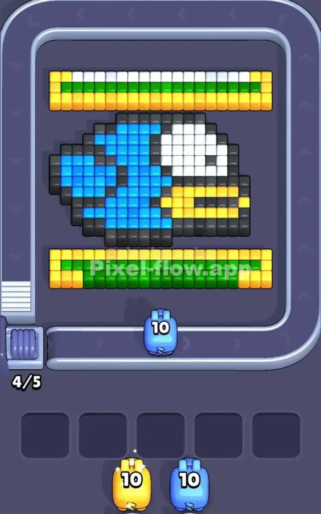 Pixel Flow Level 8 Gameplay