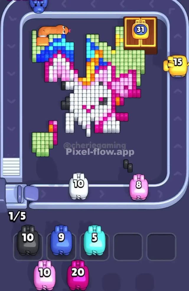 Pixel Flow Level 1716 Solution 2