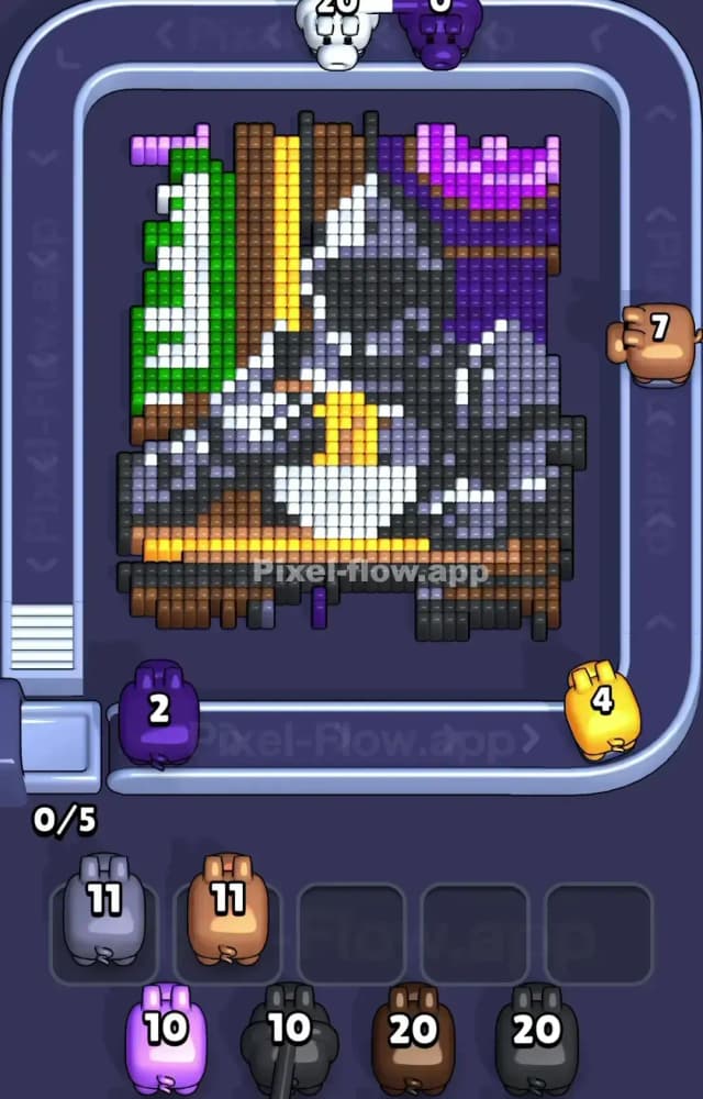 Pixel Flow Level 1268 Solution 1