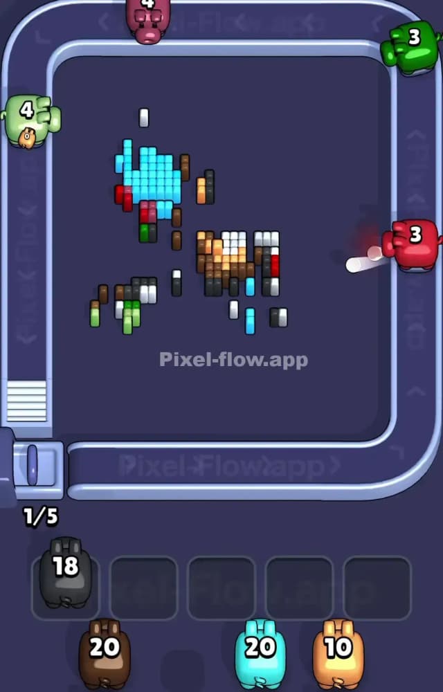 Pixel Flow Level 1335 Solution 3
