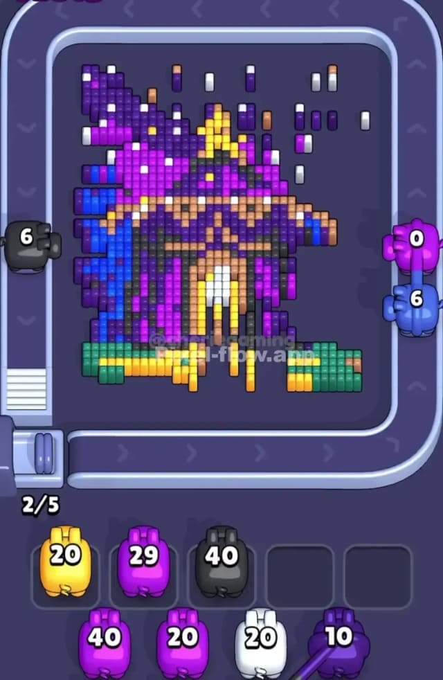 Pixel Flow Level 1609 Solution 2