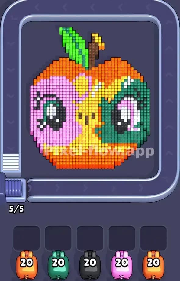 Pixel Flow Level 494 Gameplay