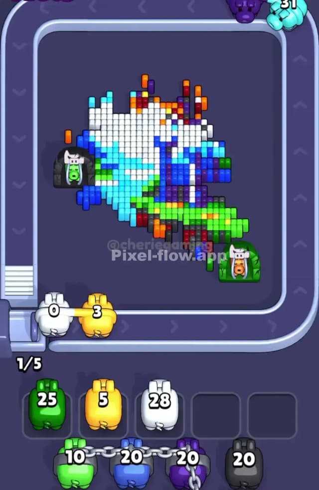 Pixel Flow Level 1763 Solution 2
