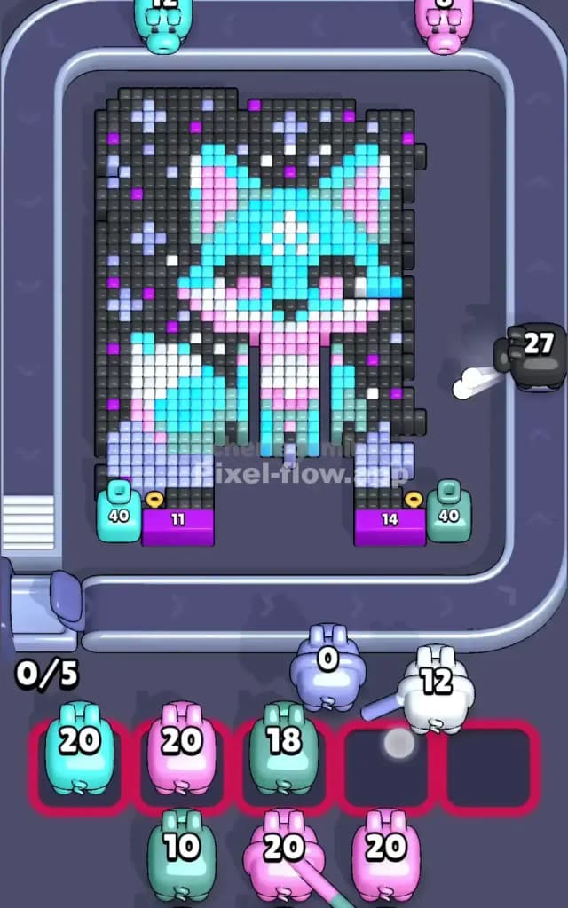 Pixel Flow Level 570 Solution 1