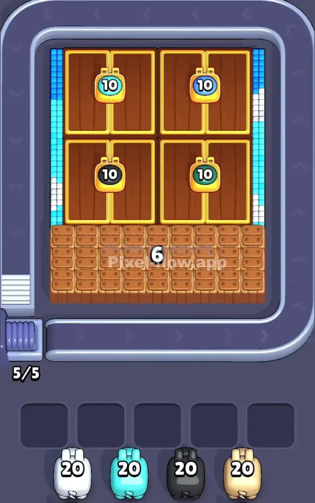 Pixel Flow Level 619 Gameplay