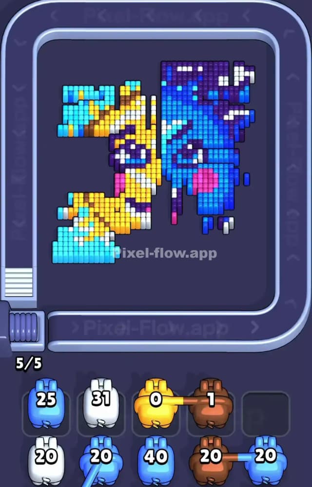 Pixel Flow Level 1200 Solution 2