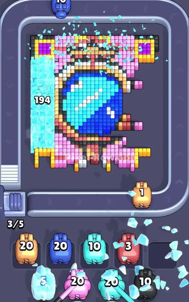 Pixel Flow Level 717 Solution 1