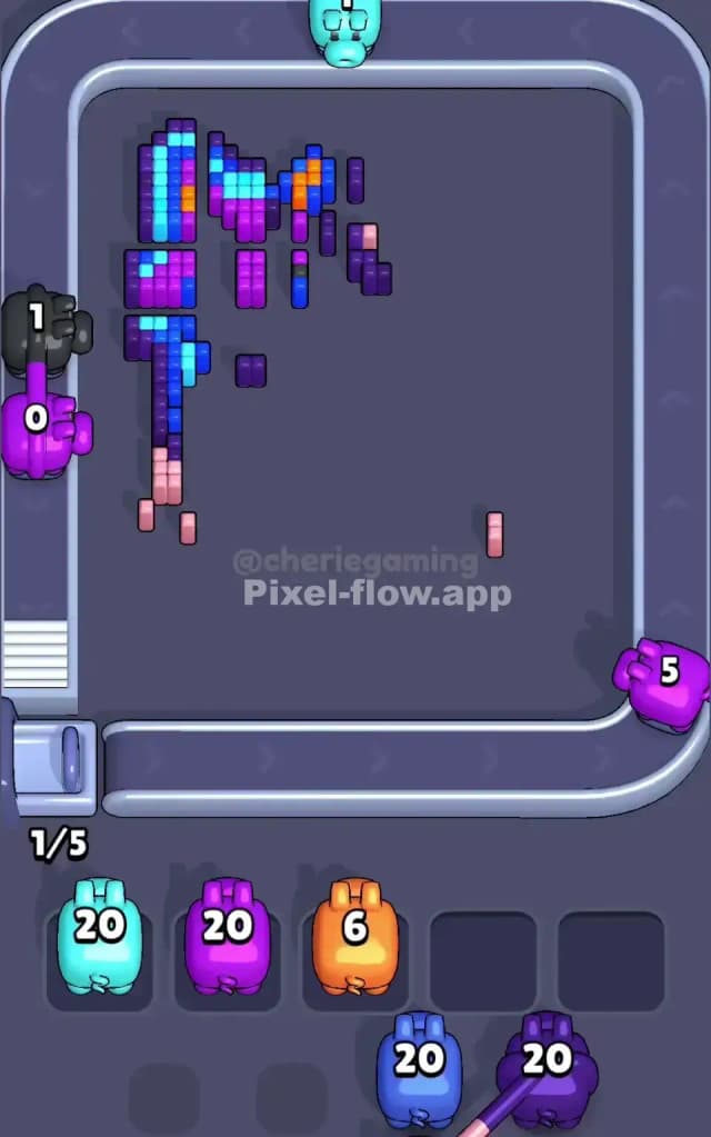 Pixel Flow Level 625 Solution 3
