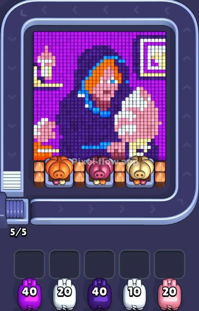 Pixel Flow Level 1179 Gameplay