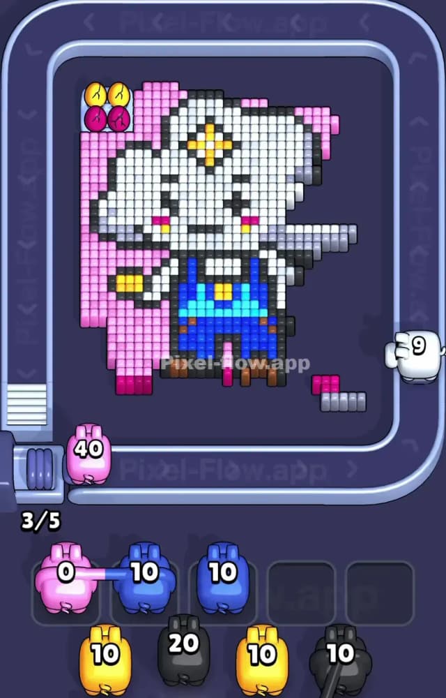 Pixel Flow Level 1432 Solution 1