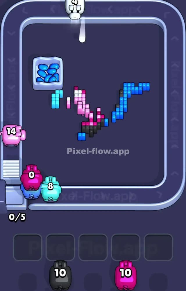 Pixel Flow Level 1208 Solution 3