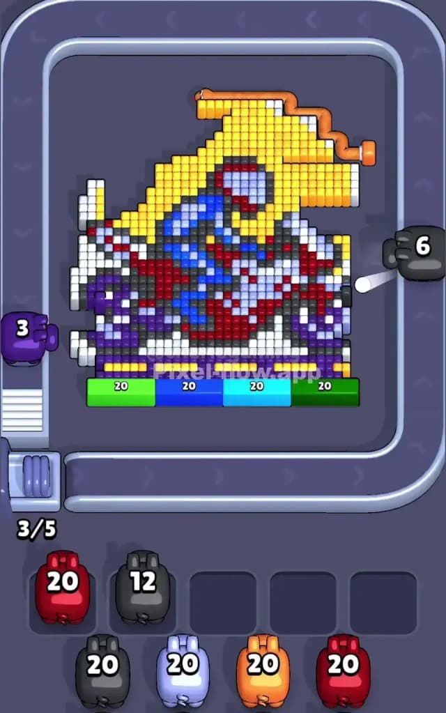 Pixel Flow Level 538 Solution 1