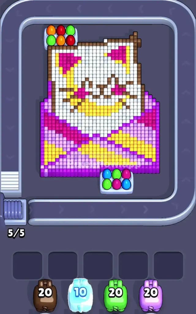 Pixel Flow Level 771 Gameplay