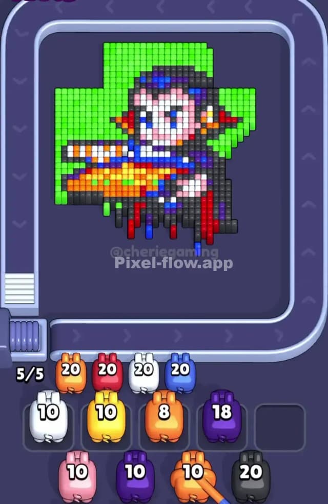 Pixel Flow Level 1718 Solution 1