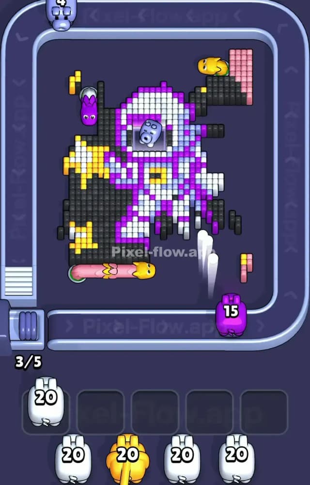 Pixel Flow Level 1131 Solution 1