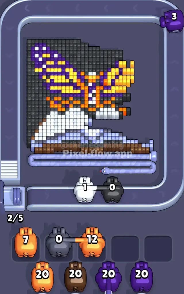 Pixel Flow Level 489 Solution 1