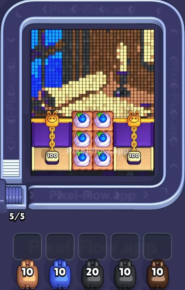 Pixel Flow Level 1425 Gameplay