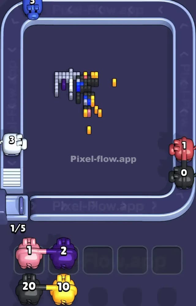 Pixel Flow Level 1219 Solution 3