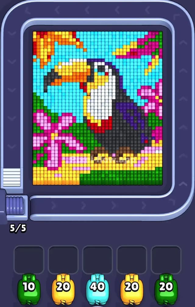 Pixel Flow Level 869 Gameplay