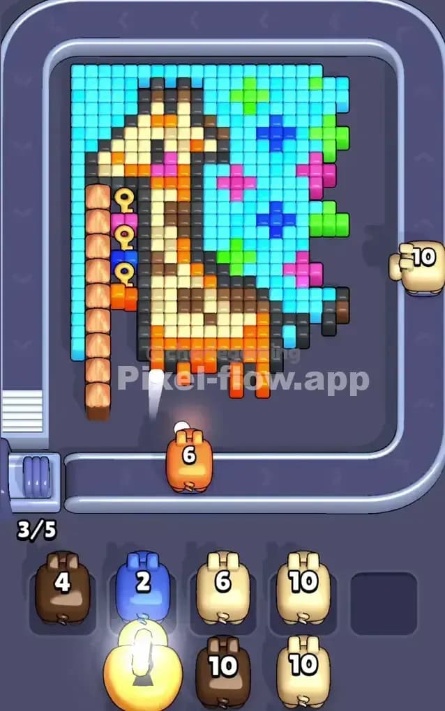 Pixel Flow Level 269 Solution 1