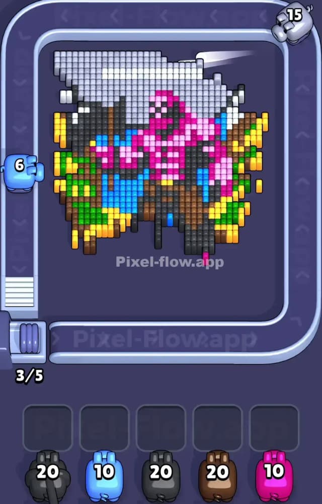Pixel Flow Level 1062 Solution 1