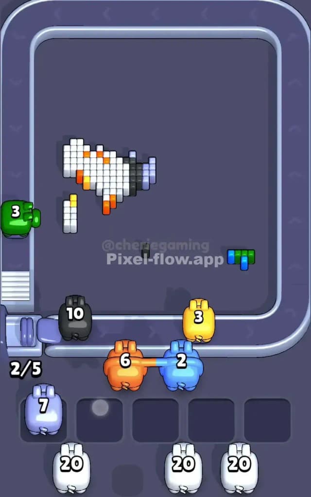 Pixel Flow Level 681 Solution 3