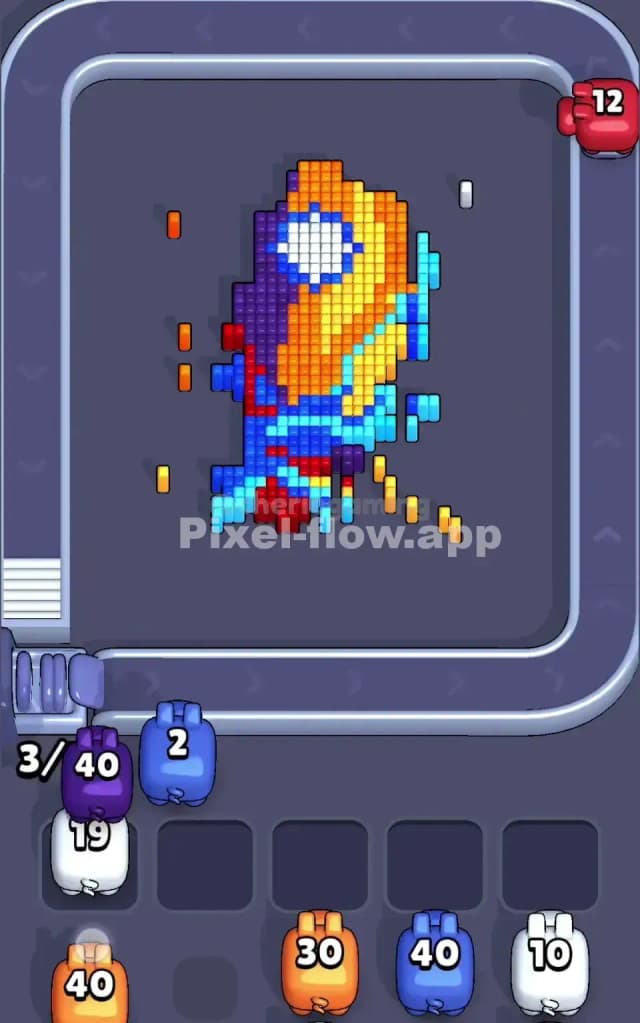 Pixel Flow Level 63 Solution 2