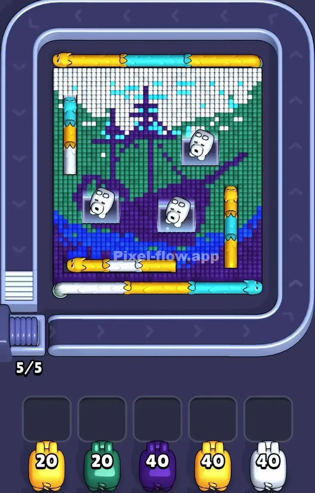 Pixel Flow Level 1141 Screenshot