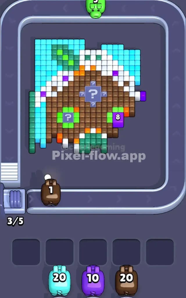 Pixel Flow Level 160 Solution 1