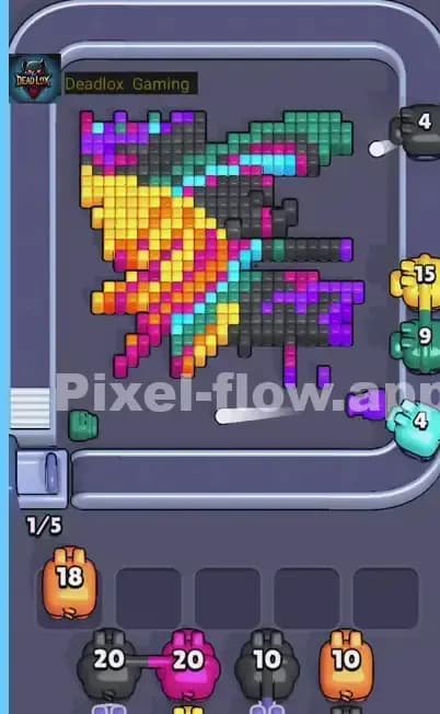 Pixel Flow Level 465 Solution 2