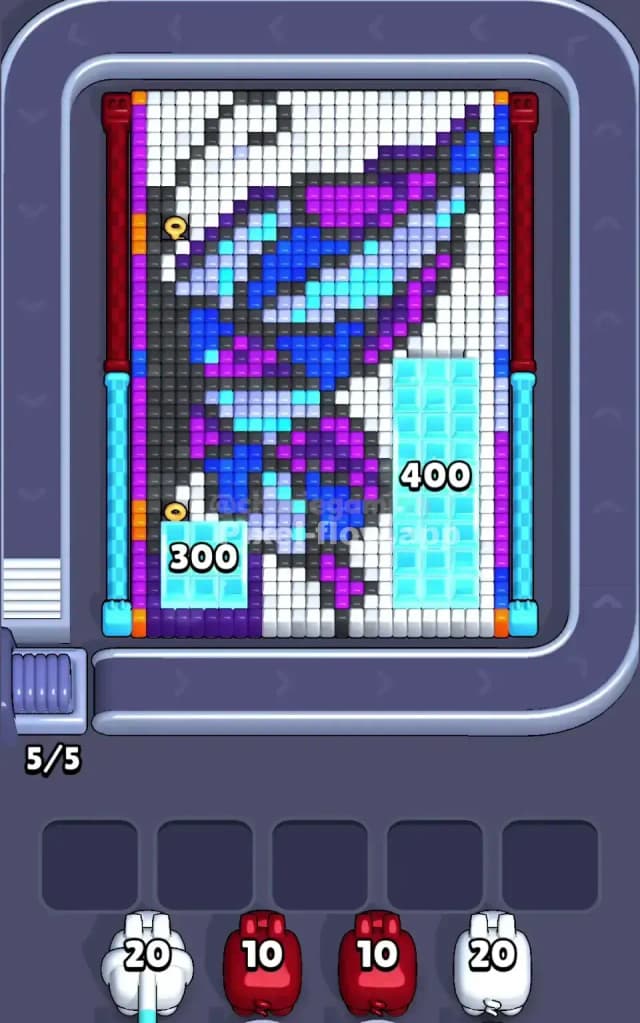 Pixel Flow Level 446 Gameplay