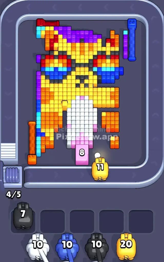 Pixel Flow Level 392 Solution 1