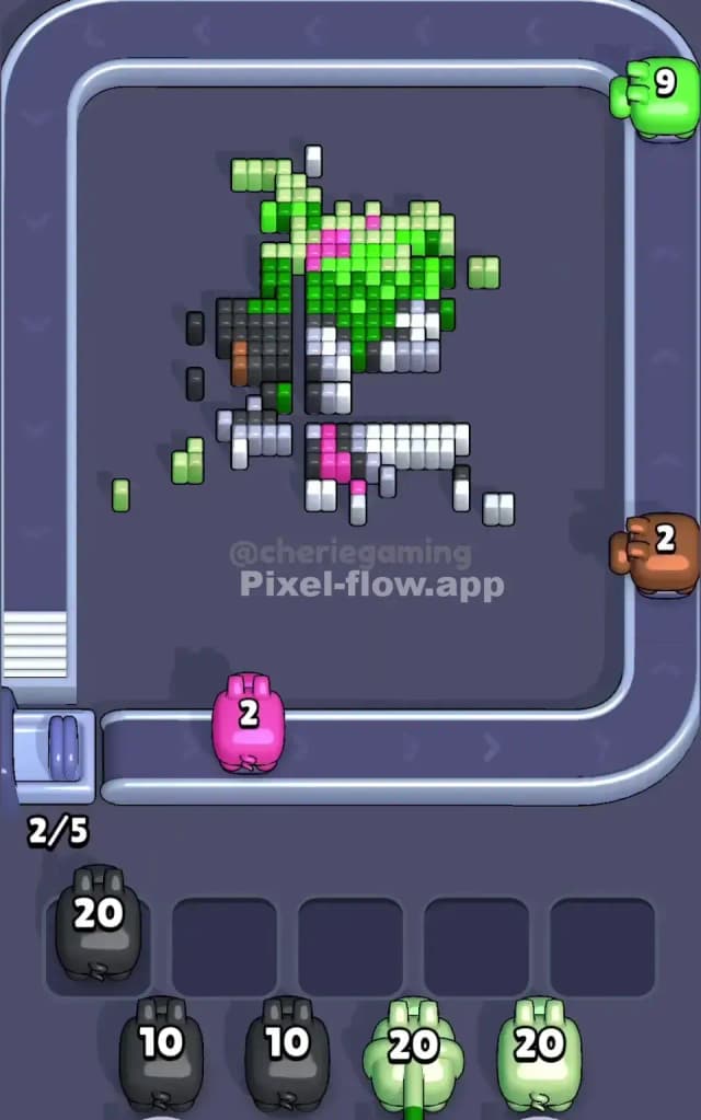Pixel Flow Level 698 Solution 3