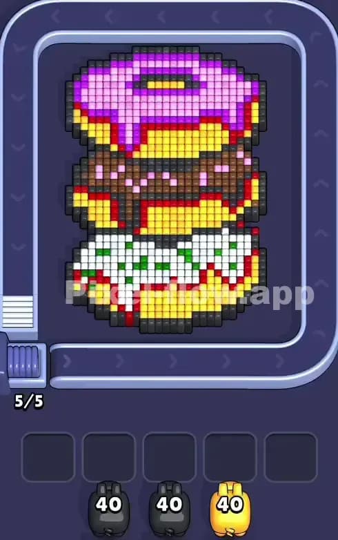 Pixel Flow Level 871 Gameplay