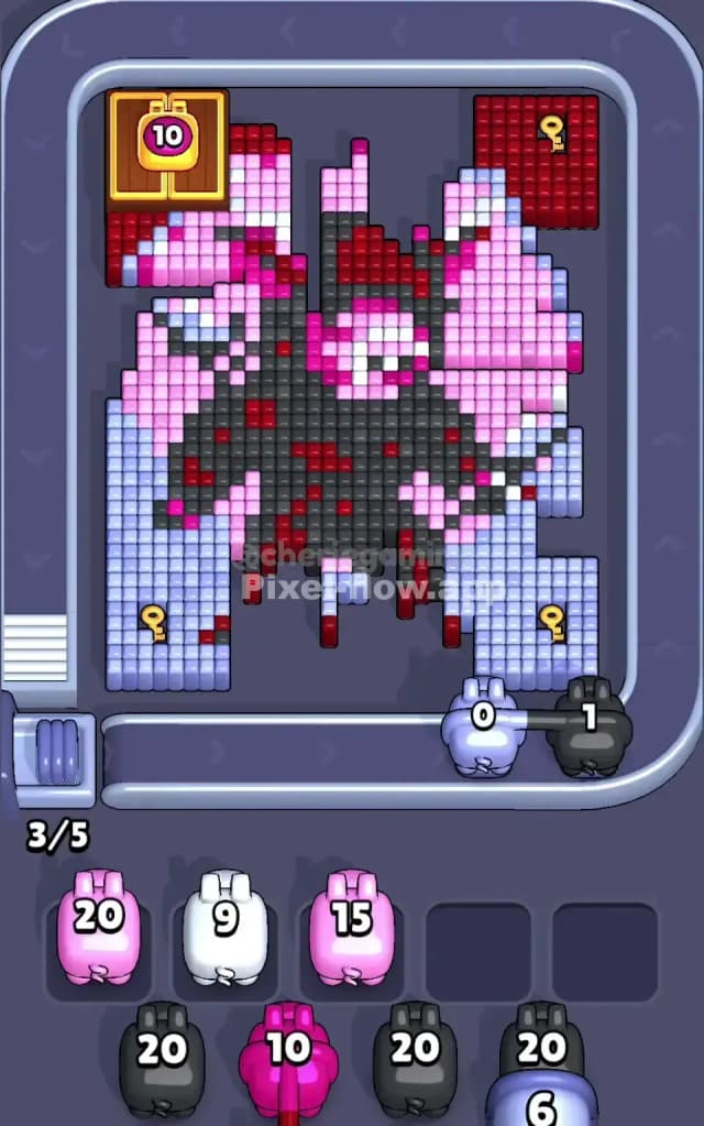 Pixel Flow Level 469 Solution 1