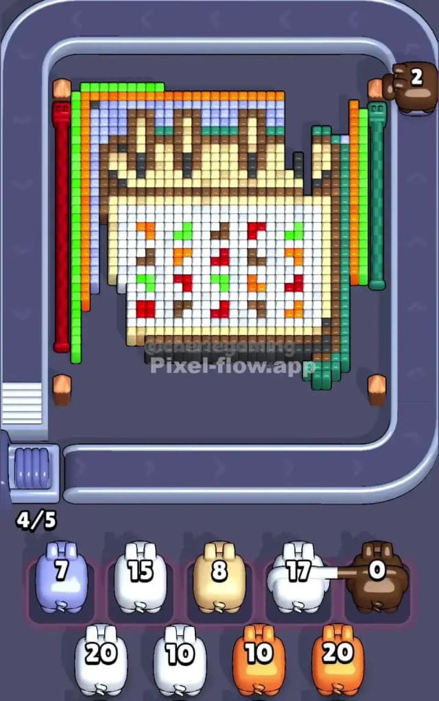 Pixel Flow Level 581 Solution 1