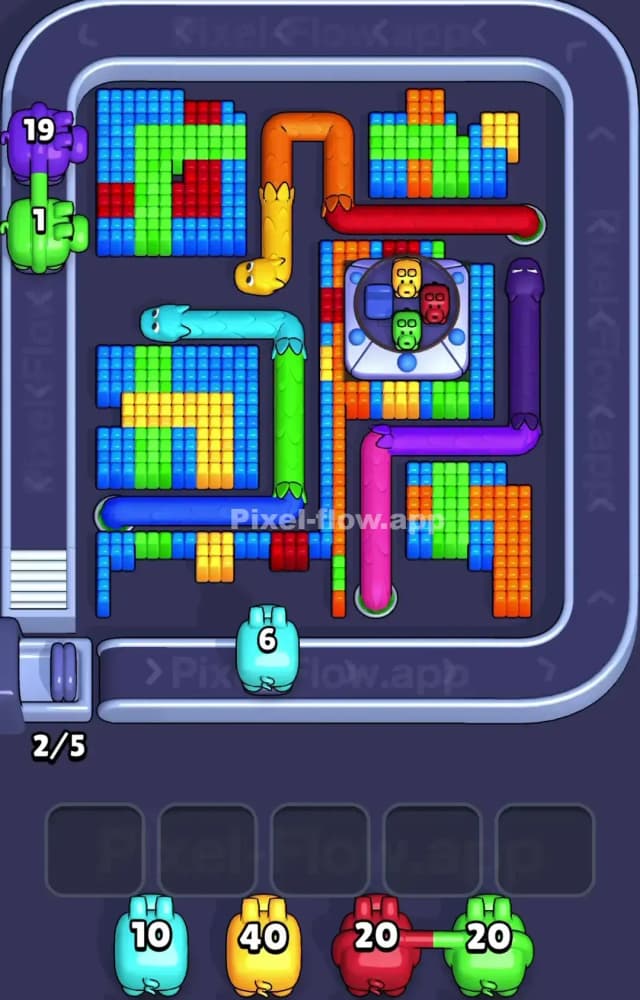 Pixel Flow Level 1174 Solution 1