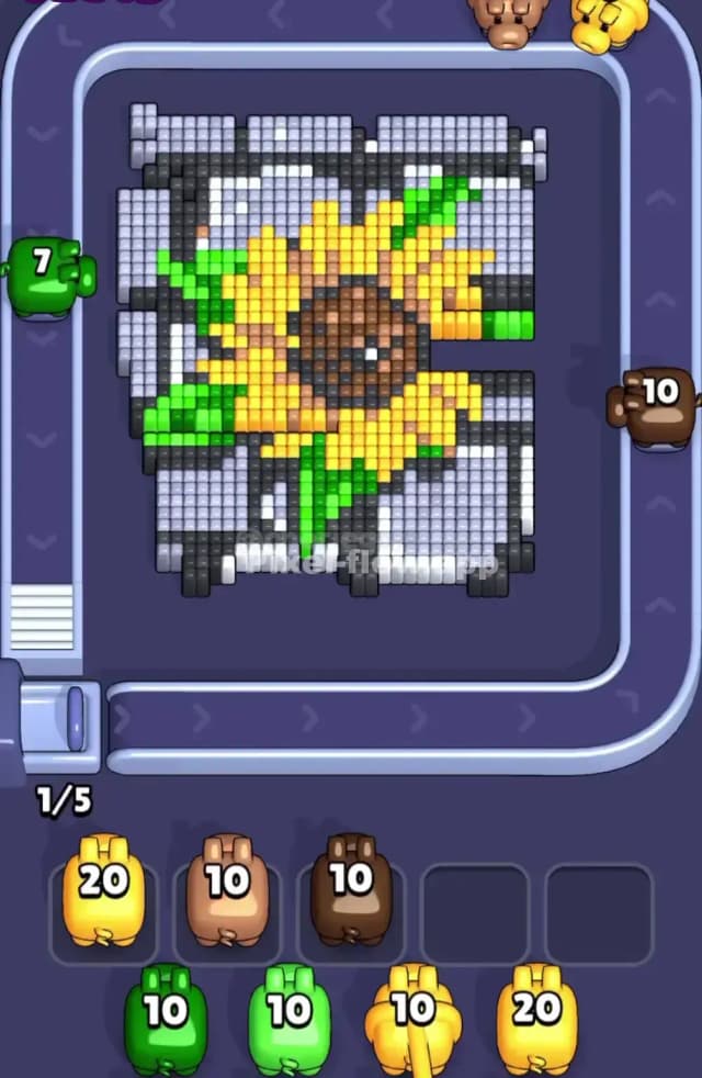 Pixel Flow Level 1619 Solution 1