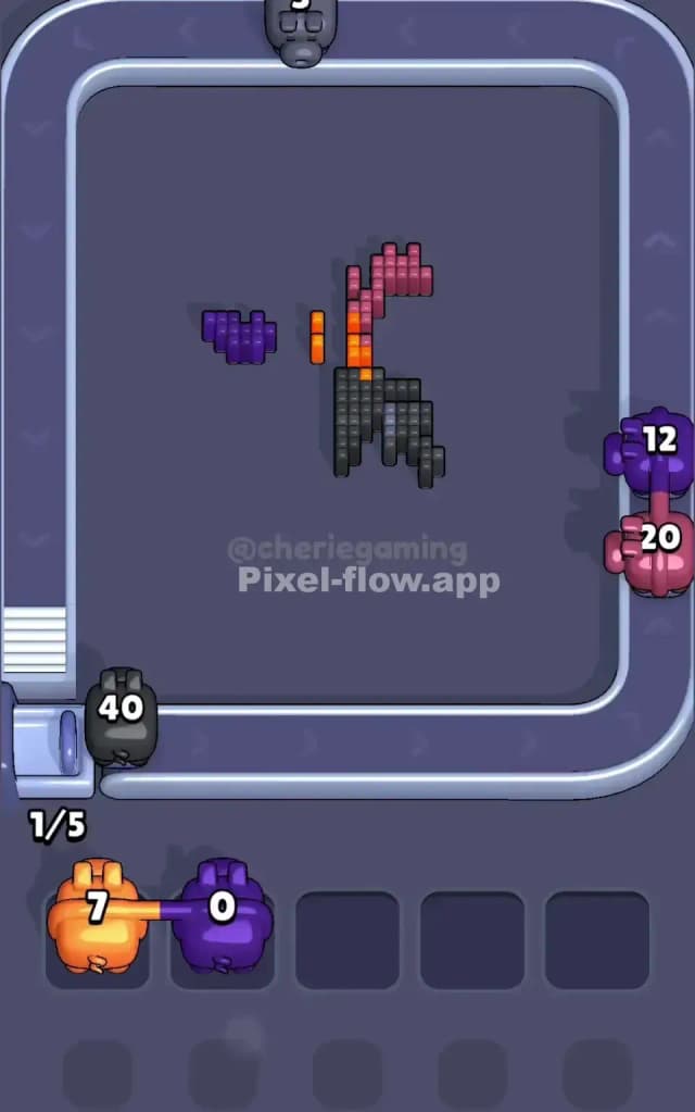 Pixel Flow Level 324 Solution 3