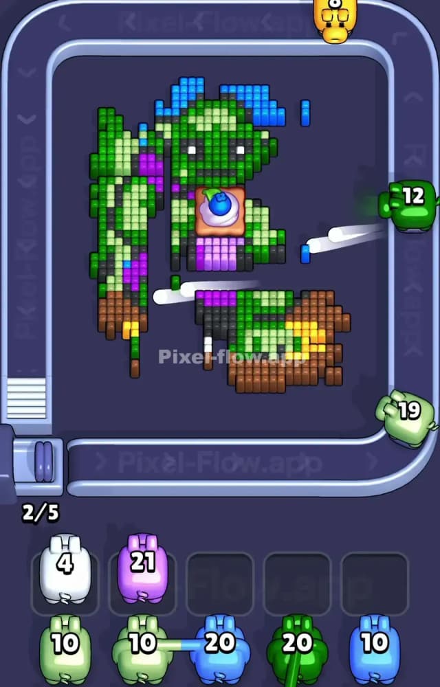 Pixel Flow Level 1153 Solution 2