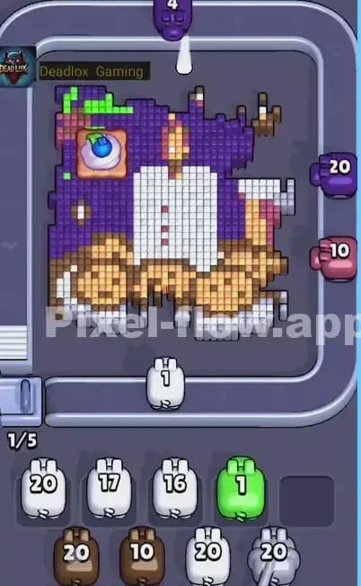 Pixel Flow Level 468 Gameplay